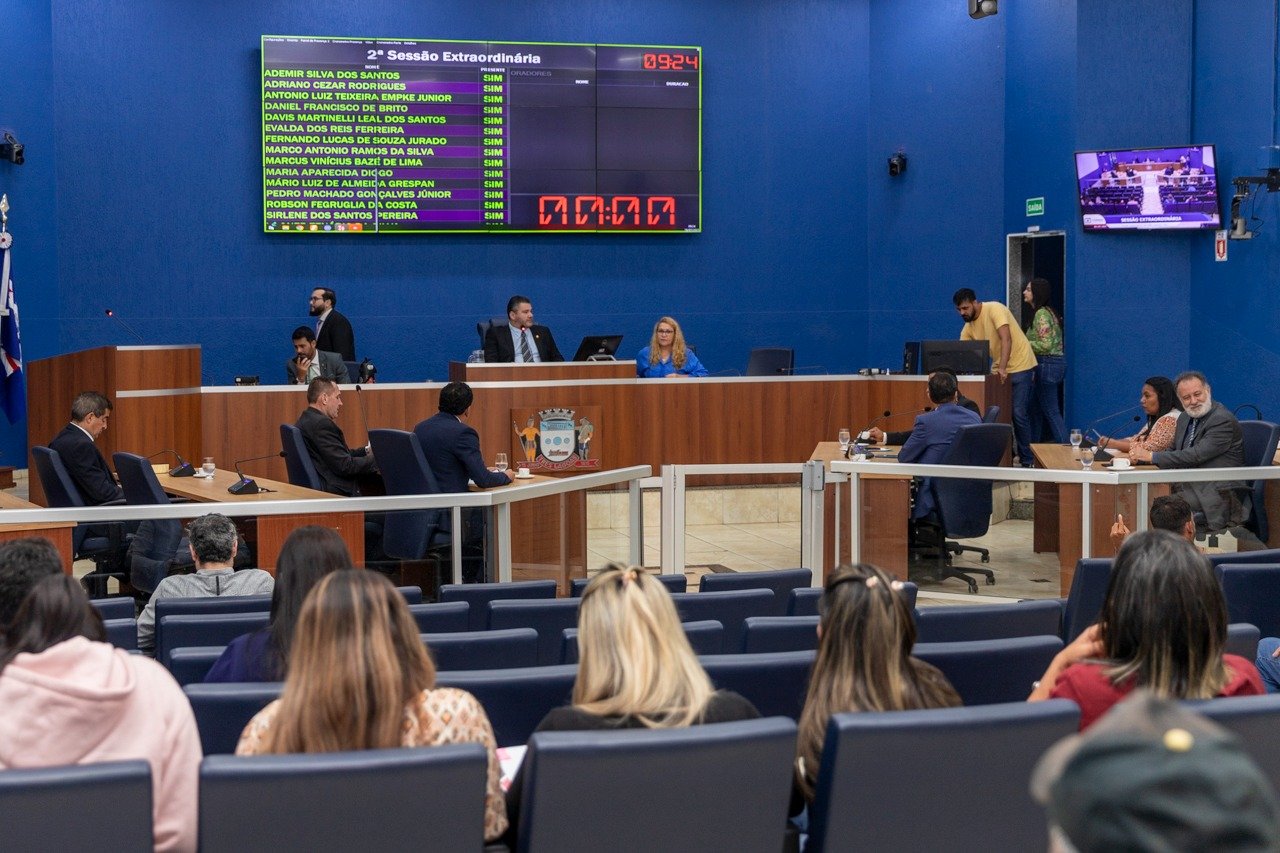 A sessão extraordinária teve como pauta principal a aprovação, em segundo turno, da LDO  - Foto: Divulgação.