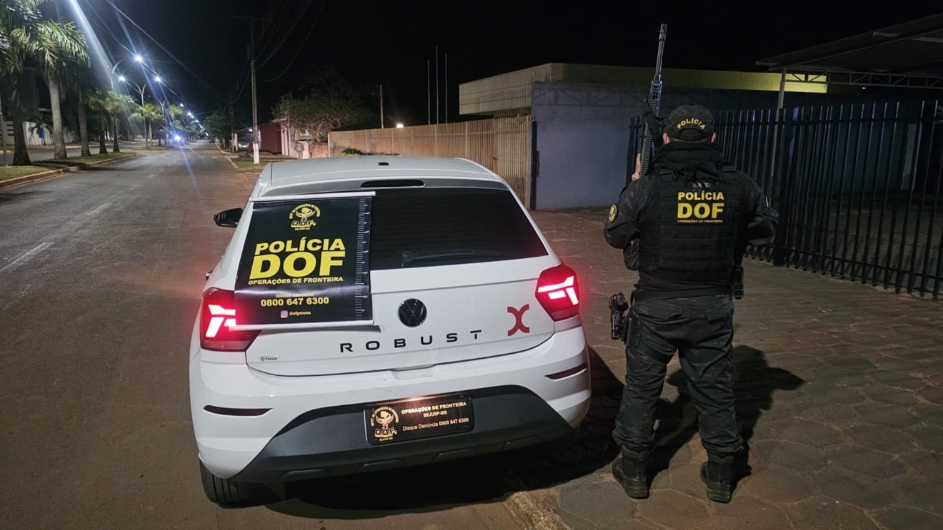 Condutor de 26 anos disse que receberia R$ 500 para levar o veículo até a cidade sul-mato-grossense - Foto: Divulgação/DOF