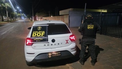 Condutor de 26 anos disse que receberia R$ 500 para levar o veículo até a cidade sul-mato-grossense - Foto: Divulgação/DOF