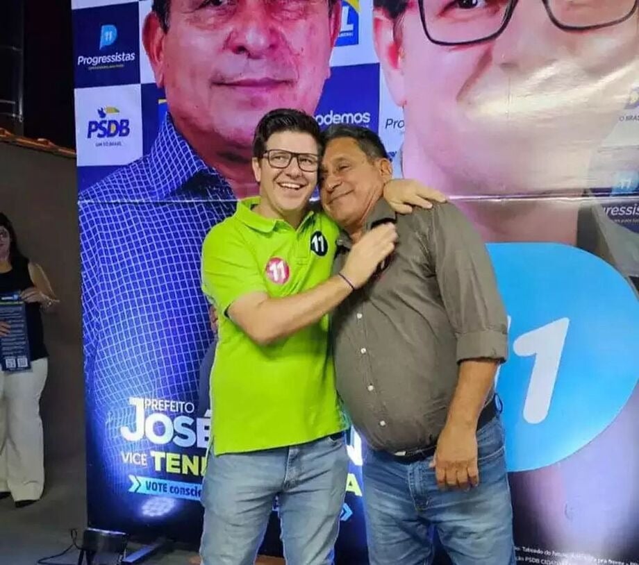 José Natan e Tenente Ávila durante as eleições de 2024 (Foto: Arquivo/Anamélia Rosa)