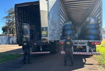 O material foi entregue à Polícia Federal da Capital, e o prejuízo estimado ao crime organizado ultrapassa R$ 21,3 milhões. (Divulgação/DOF)