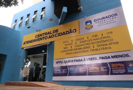 Atendimento pode ser realizado no CAC (Central de Atendimento ao Cidadão) / Foto: Reprodução/Prefeitura de Dourados
