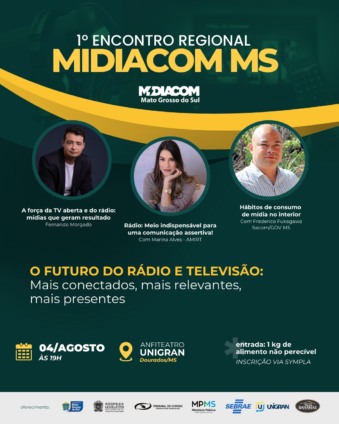 O evento é gratuito e aberto ao público. Basta fazer a inscrição  e a doação de 1 kg de alimento não perecível. (Divulgação)