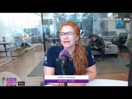 Gisley Assunção foi uma das entrevistadas do Microfone Aberto de hoje / Foto: Rádio Massa FM Dourados