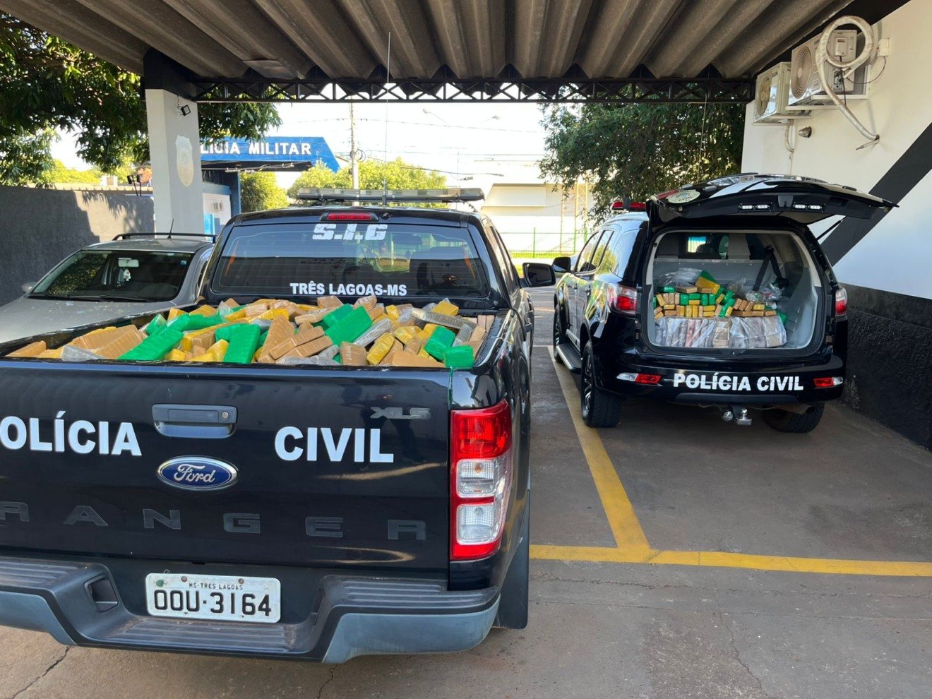 Incineração foi realizada com rigor técnico e segurança no local - Reprodução / Polícia Civil
