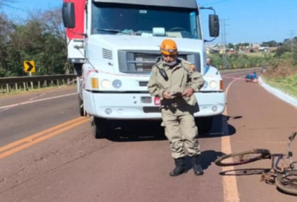 O acidente ocorreu no trecho entre os trevos das avenidas Presidente Vargas e Guaicurus. (Reprodução/Sidnei Bronca)