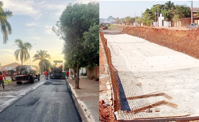 Parceria  entre o governo estadual e a prefeitura garante avanço de obras em diversas áreas com benefícios para a população da zona urbana e rural