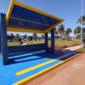 De concreto, com cobertura metálica, nova estrutura terá vidros nas laterais e atrás. (Foto: A. Frota)