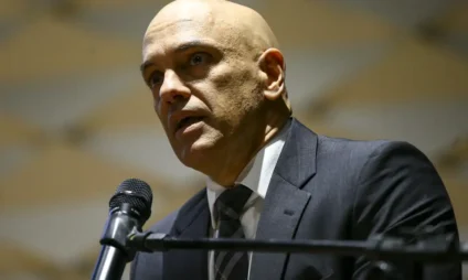 Alexandre de Moraes foi citado nominalmente no anúncio do Departamento de Estado dos EUA - Foto: Marcelo Camargo/Agência Brasil