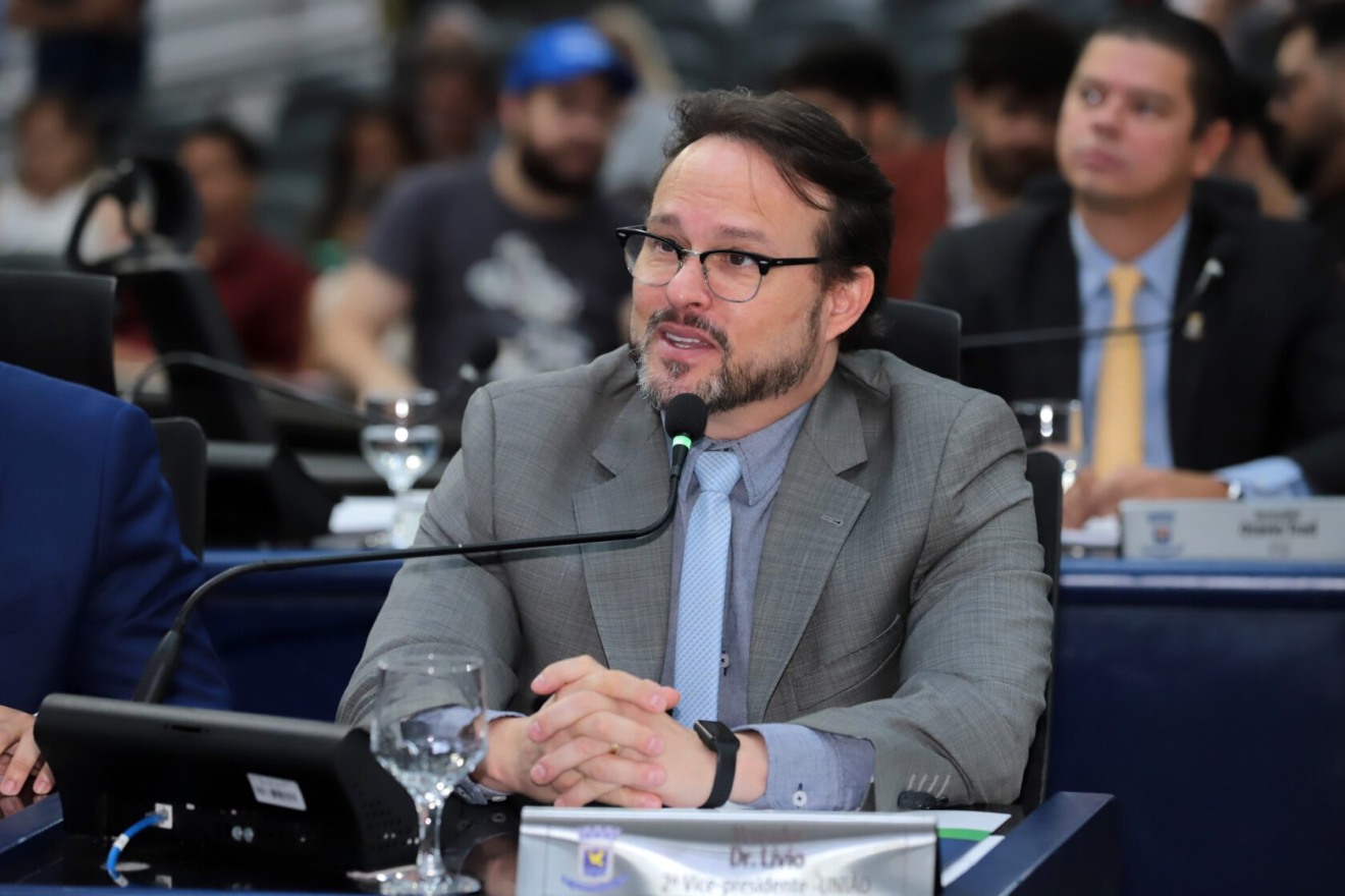 Vereador Dr. Lívio Leite,  presidente da CPI do Transporte Público.
