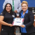 Policial civil é homenageada na Câmara após impedir feminicídio