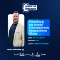 Evento acontece na quarta-feira, 13/8, na ACED