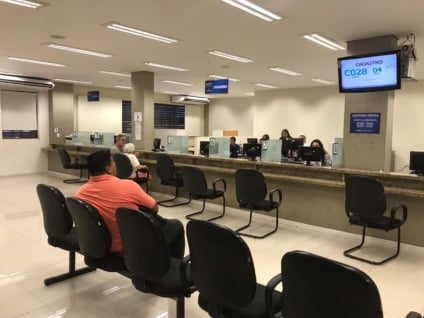 Sala de atendimento ao público do Servimed - Foto: Reprodução/ Prefeitura de CG