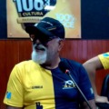 Ademar Maricota, presidente da associação, nos estúdio da Cultura FM Paranaíba - Foto: Cultura FM