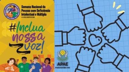 Entre os objetivos, a semana busca sensibilizar a sociedade sobre as capacidades das pessoas com deficiência intelectual e múltipla - Foto: Apae Paranaíba