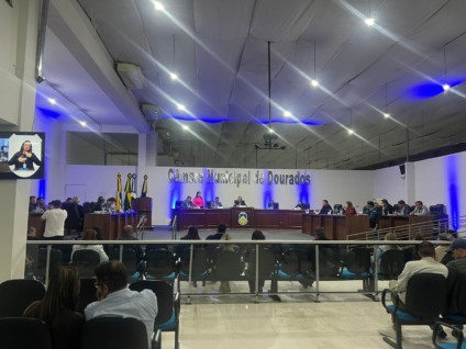 27ª Sessão Ordinária do ano legislativo na Câmara Municipal de Dourados. (Foto: Kátia Kuratone)