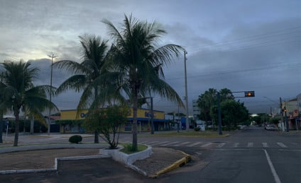 A sexta-feira será de tempo instável com alerta de tempestade para Três Lagoas