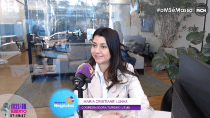 Profa. Dra. Maria Cristiane Lunas é coordenadora do curso de Turismo da UEMS em Dourados / Foto: Rádio Massa FM Dourados