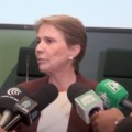 Senadora Tereza Cristina durante coletiva - Foto: Reprodução/FPA