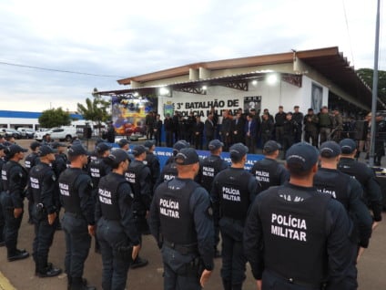 Solenidade aconteceu nesta segunda-feira, em Dourados / Foto: PM/Divulgação