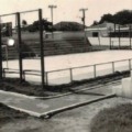 Quadra Municipal de Paranaíba, onde diversas escolas realizavam atividades esportivas - Foto/Acervo pessoal de Urcelina Moraes e Humberto Moraes