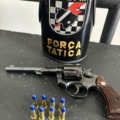 Homem é preso com revólver calibre 38 no bairro Novo Aeroporto