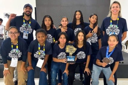 Três Lagoas conquista 3º lugar no futsal feminino nos Jogos Escolares da Juventude de MS