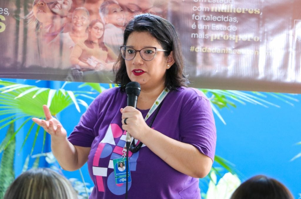 Subsecretária para Mulheres, Manuela Nicodemos Bailosa, enfatiza a importância de chegar nas comunidades e bairros - Foto: Reprodução/ Governo de MS