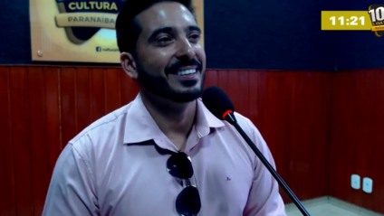 Sindoley Morais em entrevista à Rádio Cultura FM Paranaíba/Foto-Cultura FM