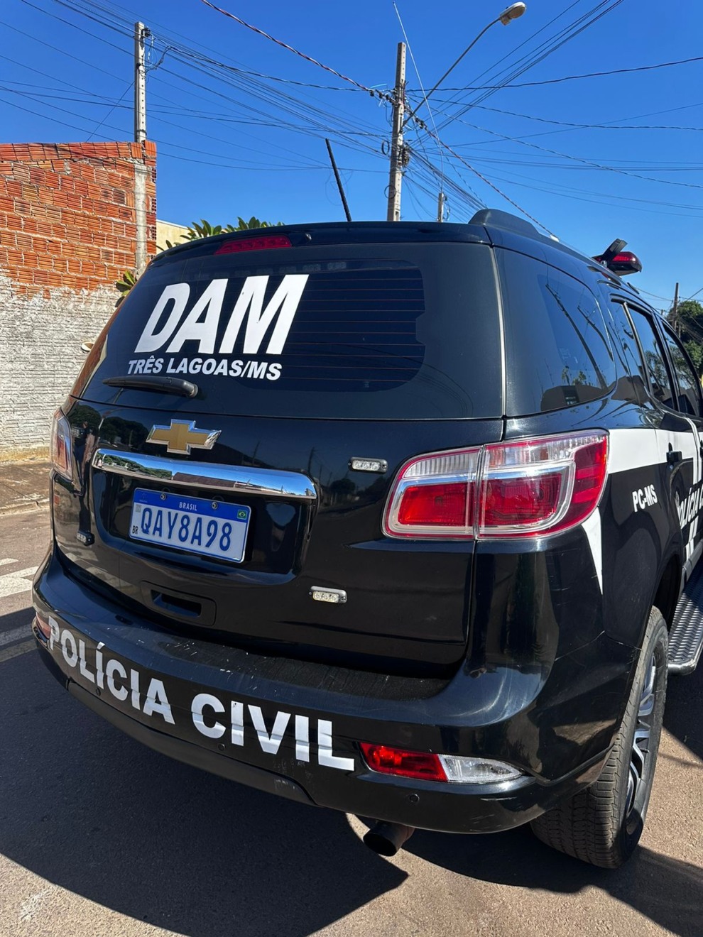Mesmo com a mudança de estado, o suspeito seguiu até Três Lagoas, onde procurou familiares da ex-companheira e permaneceu rondando o local de trabalho da irmã da vítima. Foto: Divulgação/Polícia Civil.