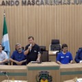 Jardel tomou posse e falou sobre a importância do apoio do Poder Público para o fortalecimento do comércio local (Foto: Tony Fernando/Cultura FM)