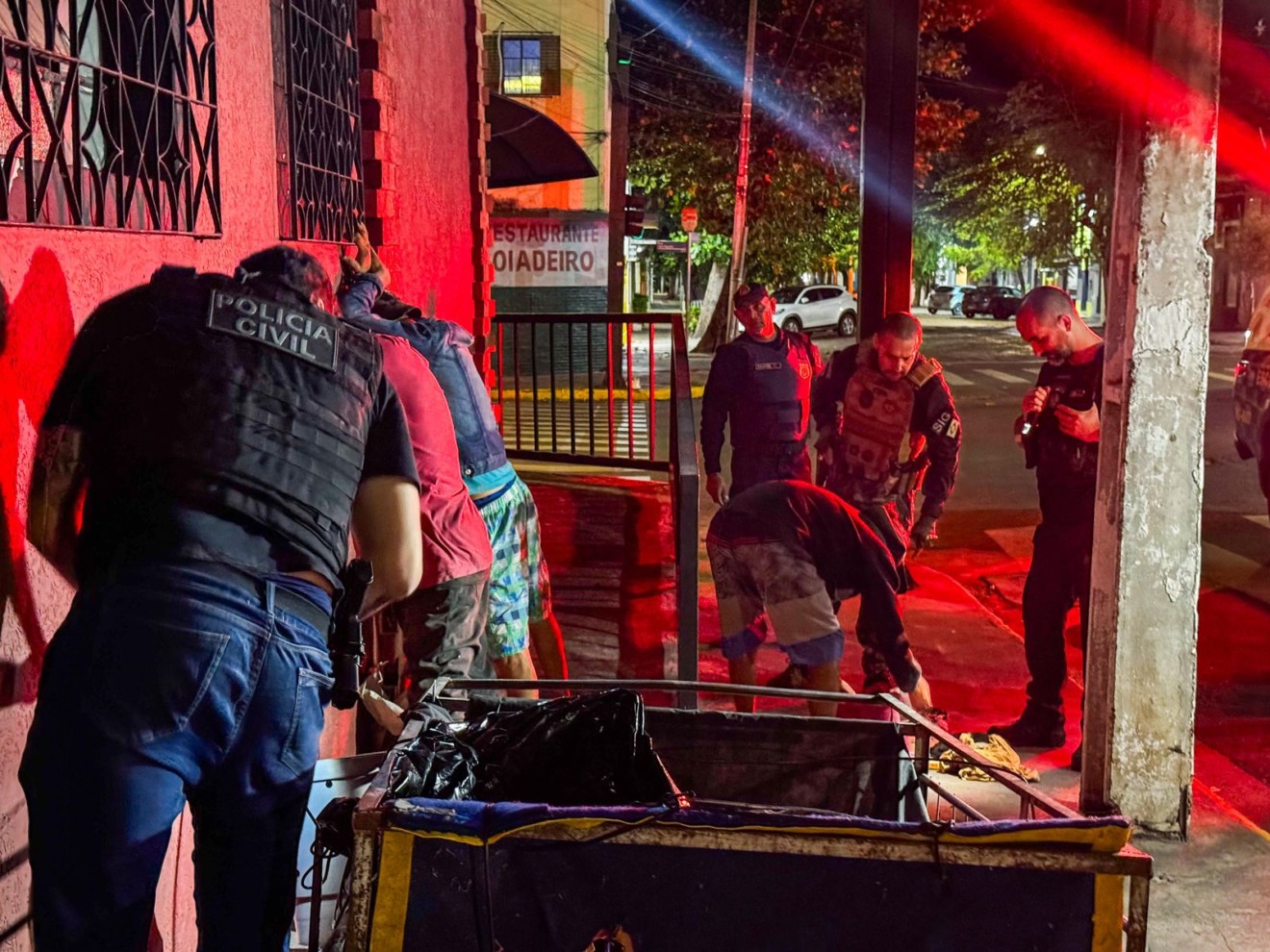 Forças de segurança intensificaram as rondas em áreas com maior incidência de furtos - Foto: Reprodução/ PCMS