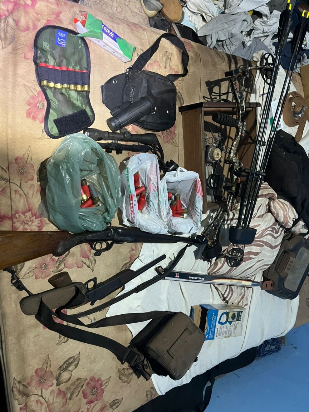 Nas diligências foram encontradas três armas de fogo - Foto: Divulgação/PCMS