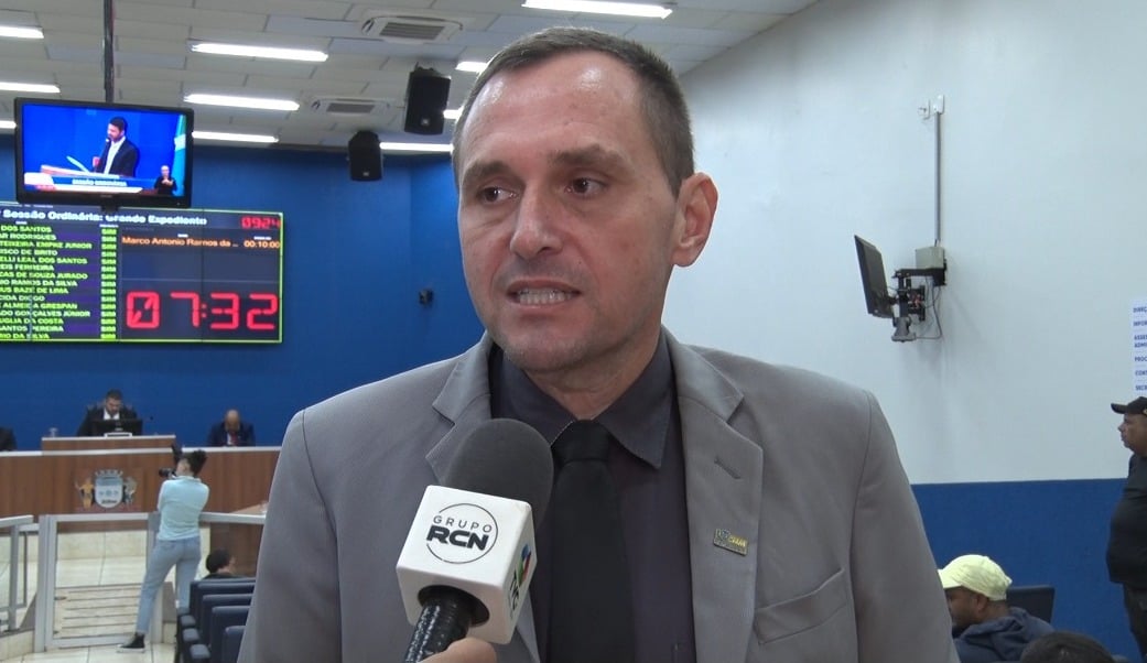 Vereador Adriano César Rodrigues, o Sargento Rodrigues - Foto: Reprodução/TVC HD.