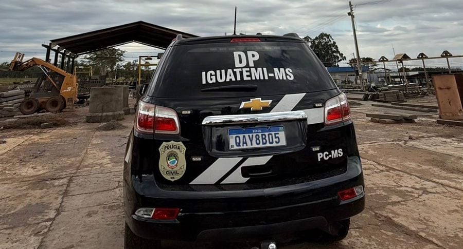 Ambos os capturados foram conduzidos a Delegacia de Polícia de Iguatemi - Foto: Reprodução/ PCMS