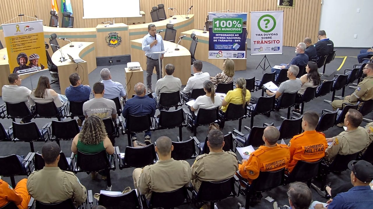 Seminário discute a mobilidade urbana e o trânsito na região (Foto: Tony Fernando/Cultura FM)