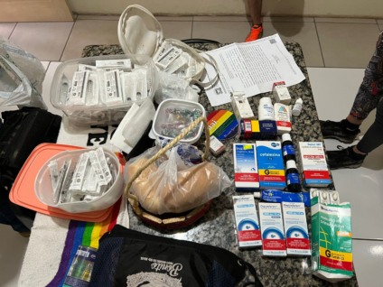 Suspeito revendia anabolizantes, antibióticos e psicotrópicos - Reprodução/PCMS