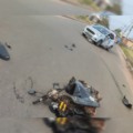 Motociclista fica ferido em colisão com automóvel no Jardim Alvorada