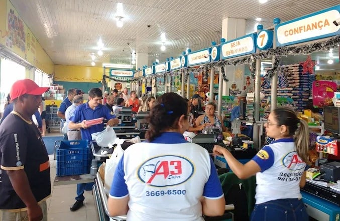Fluxo de caixa Supermercado A3 Super - Foto/Ana Paula