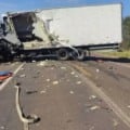 Dois caminhoneiros morrem em colisão frontal na BR-262