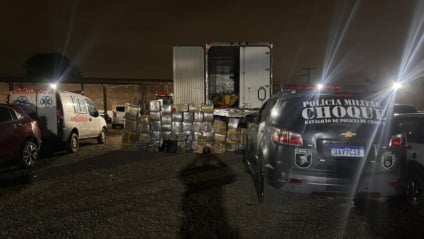 A droga estava escondida em uma residência no Jardim Centro-Oeste (Foto: Reprodução/ Choque)