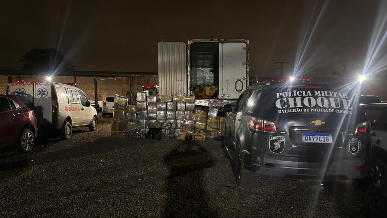 A droga estava escondida em uma residência no Jardim Centro-Oeste (Foto: Reprodução/ Choque)