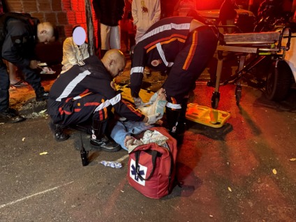 Jovem motociclista fica ferido após colisão com carro em Três Lagoas