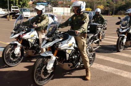 Quatro motos de 900 cilindradas serão usadas em patrulhamento, operações e eventos - Foto: Rachid Waqued