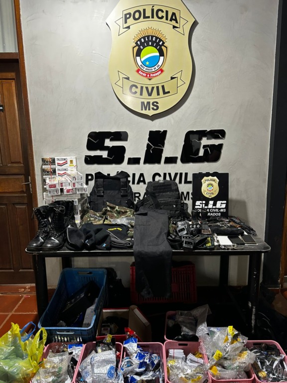 De acordo com informações a polícia, o grupo atuava há cerca de um ano na região.  (Foto: Divulgação PCMS)