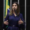 Camila Jara foi acusada de empurrar Nikolas Ferreira, mas não foi incluída na lista de denunciados. Bruno Spada/Câmara dos Deputado