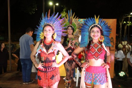 Ponto alto da noite será a coroação do Miss e Mister Indígena 2025 - Foto: Andre Maganha