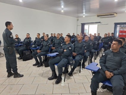 Novos soldados foram recebidos em cerimônia pelo Comandante Tenente-Coronel Paulo e reforçarão o policiamento em quatro cidades da região.