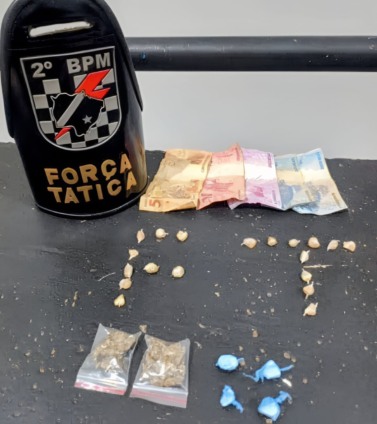 Adolescente de 15 anos é apreendido por tráfico de drogas no bairro Novo Oeste