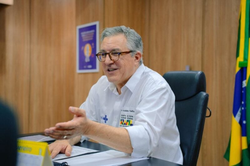 Ministro da Saúde, Alexandre Padilha, cancelou a visita agendada a Dourados neste sábado (9). ( (Foto: Taysa Barros/MS)
